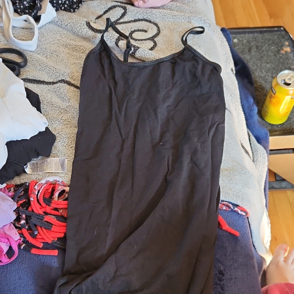 SO Black Fitted Tank Top